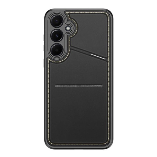 Θήκη Δερμάτινη Dux Ducis Rafi II Mag 3 σε 1 MagSafe RFID Blocker Samsung S936B Galaxy S25 Plus 5G με Stand Μαύρο Θήκη Δερμάτινη Dux Ducis Rafi II Mag 3 σε 1 MagSafe RFID Blocker Samsung S936B Galaxy S25 Plus 5G με Stand Μαύρο