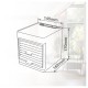 Επιτραπέζιος Ανεμιστήρας Niaros Beteni Air Cooler USB 5W Λευκό Επιτραπέζιος Ανεμιστήρας Niaros Beteni Air Cooler USB 5W Λευκό