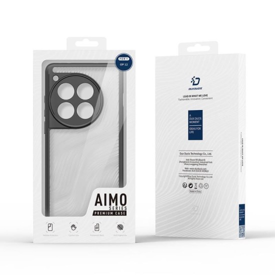 Θήκη TPU & PC Dux Ducis Aimo Oneplus 12 5G Μαύρο