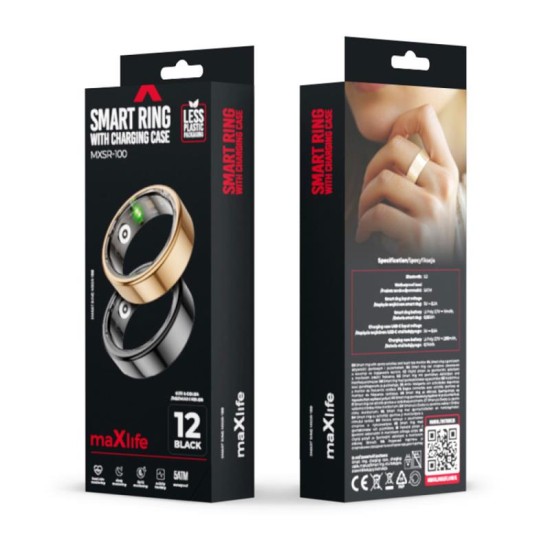 Smart Ring Maxlife MXSR-100 20.80mm Size 11 Χρυσό Smart Ring Maxlife MXSR-100 20.80mm Size 11 Χρυσό
