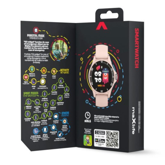 Smartwatch Maxlife MXSW-210 για Παιδιά Ροζ Smartwatch Maxlife MXSW-210 για Παιδιά Ροζ