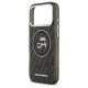 Θήκη Σιλικόνης Karl Lagerfeld Apple iPhone 17 Pro Max Magsafe Glitter Karl & Choupette Heads Μαύρο