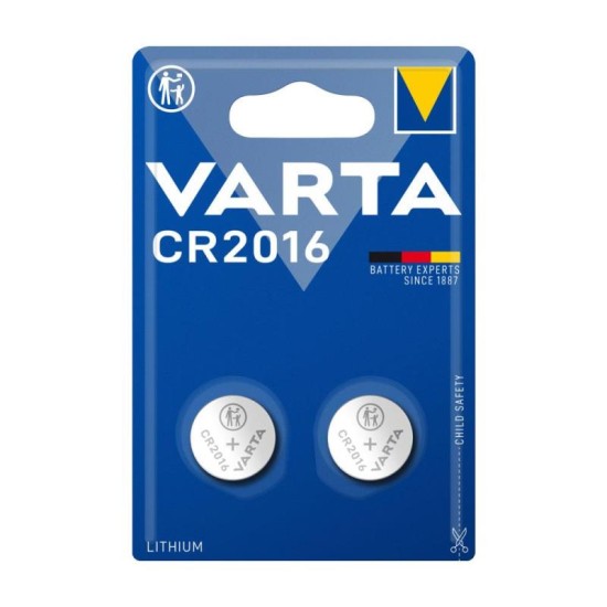 Lithium Button Cells Varta CR2016 (2 τεμ.) Lithium Button Cells Varta CR2016 (2 τεμ.)