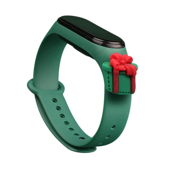 Λουράκι Xiaomi Mi Band 4/ Mi Band 5/ Mi Band 6 Xmas Present Πράσινο (Ασυσκεύαστο) Λουράκι Xiaomi Mi Band 4/ Mi Band 5/ Mi Band 6 Xmas Present Πράσινο (Ασυσκεύαστο)