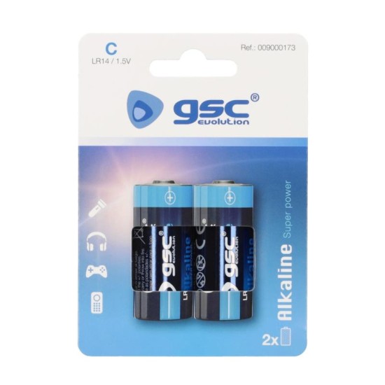 Μπαταρία GSC Alkaline Super Power C LR14 (2 τεμ.) Μπαταρία GSC Alkaline Super Power C LR14 (2 τεμ.)