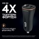 Φορτιστής Αυτοκινήτου Ταχείας Φόρτισης Duracell με Έξοδο USB A & Έξοδο USB C PD 3.0 27W Μαύρο-Μπρονζέ Φορτιστής Αυτοκινήτου Ταχείας Φόρτισης Duracell με Έξοδο USB A & Έξοδο USB C PD 3.0 27W Μαύρο-Μπρονζέ