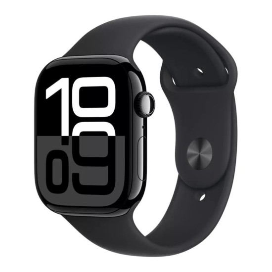 Apple Watch Series 10 GPS 46mm Aluminum Μαύρο με Sport Band Medium-Large Μαύρο Apple Watch Series 10 GPS 46mm Aluminum Μαύρο με Sport Band Medium-Large Μαύρο
