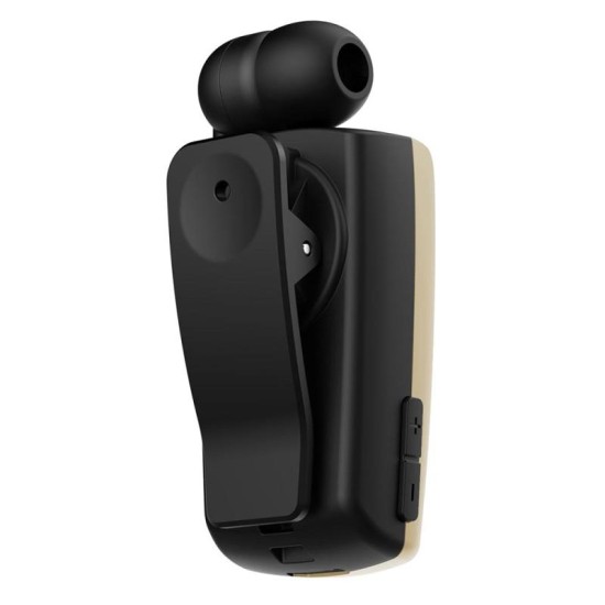 Ακουστικό Bluetooth iPro RH120 Retractable Μαύρο-Χρυσό Ακουστικό Bluetooth iPro RH120 Retractable Μαύρο-Χρυσό