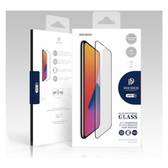 Tempered Glass Full Face Dux Ducis Samsung S911B Galaxy S23 5G Μαύρο (1 τεμ.) Tempered Glass Full Face Dux Ducis Samsung S911B Galaxy S23 5G Μαύρο (1 τεμ.)