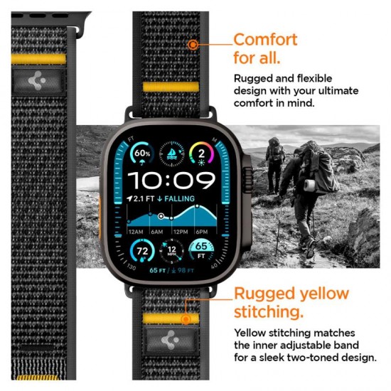 Λουράκι Spigen Athlex Air Apple Watch 6/ 7/ 8/ 9/ 10/ SE/ Ultra 1/ 2 (44/ 45/ 46/ 49mm) Active Μαύρο Λουράκι Spigen Athlex Air Apple Watch 6/ 7/ 8/ 9/ 10/ SE/ Ultra 1/ 2 (44/ 45/ 46/ 49mm) Active Μαύρο