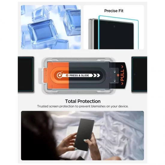 Tempered Glass Full Face Spigen Glas.tR EZ-FIT Samsung Galaxy Z Fold 7 5G (2 τεμ.) Tempered Glass Full Face Spigen Glas.tR EZ-FIT Samsung Galaxy Z Fold 7 5G (2 τεμ.)