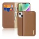 Θήκη Δερμάτινη Dux Ducis Hivo RFID Wallet Apple iPhone 15 Καφέ