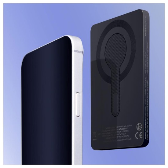 Φορτιστής Ανάγκης Maxlife MXPB-05 Magnetic Wireless PD 20W 5000mAh Μαύρο Φορτιστής Ανάγκης Maxlife MXPB-05 Magnetic Wireless PD 20W 5000mAh Μαύρο