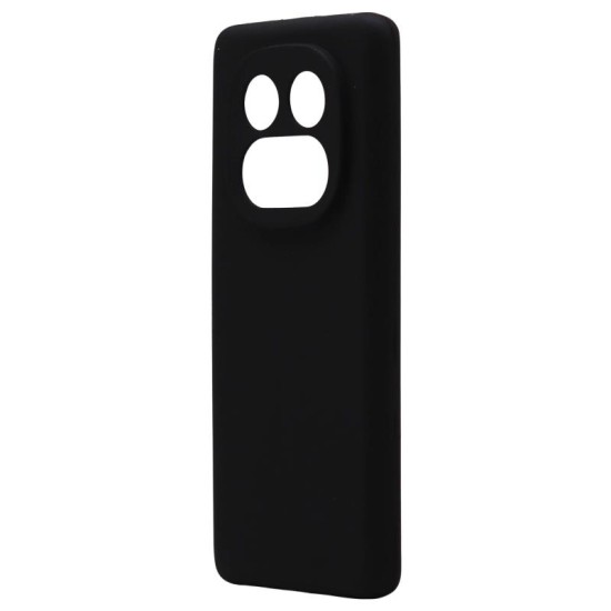 Θήκη Liquid Silicon inos Xiaomi Redmi Note 14 Pro Plus 5G Velvet Μαύρο