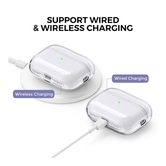 Θήκη PC AhaStyle WG94 Apple AirPods Pro 2 (2022) Διάφανο Θήκη PC AhaStyle WG94 Apple AirPods Pro 2 (2022) Διάφανο