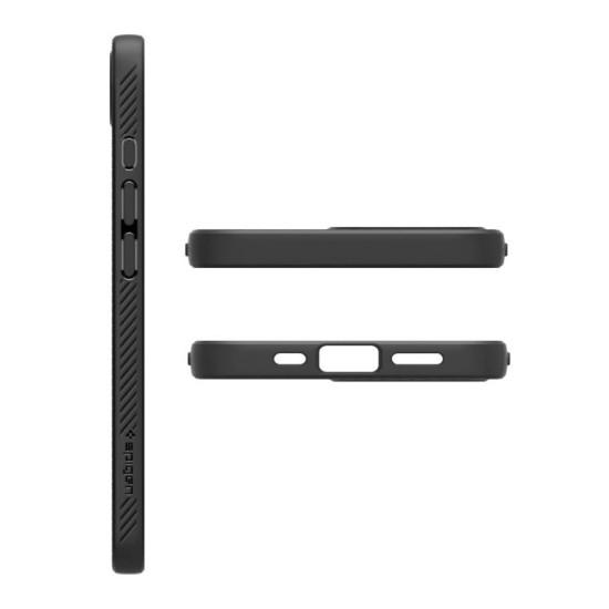 Θήκη Soft TPU Spigen Liquid Air Apple iPhone 16e Μαύρο Θήκη Soft TPU Spigen Liquid Air Apple iPhone 16e Μαύρο