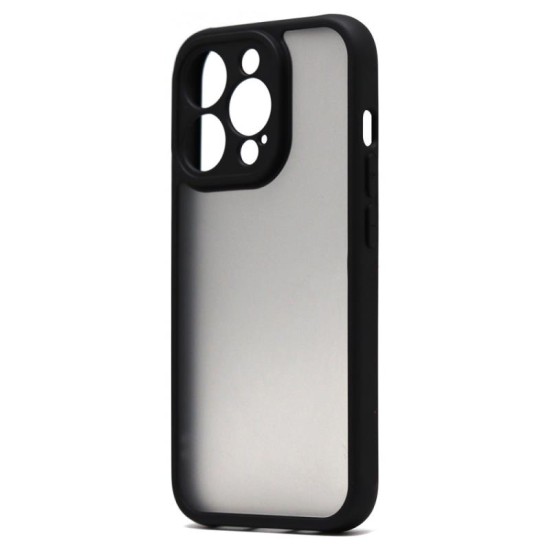 Θήκη TPU & PC inos Apple iPhone 15 Pro Max Flame Μαύρο Θήκη TPU & PC inos Apple iPhone 15 Pro Max Flame Μαύρο