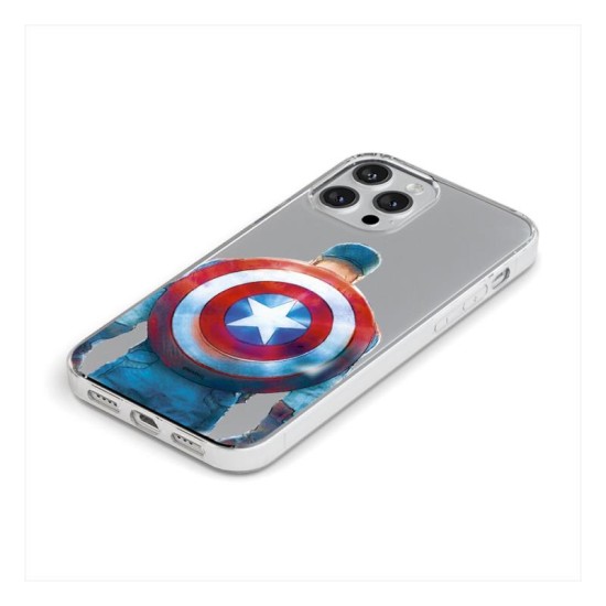 Θήκη Soft TPU Marvel Captain America 002 Apple iPhone 15 Pro Διάφανο Θήκη Soft TPU Marvel Captain America 002 Apple iPhone 15 Pro Διάφανο
