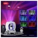 Προβολέας Φορητός - Φωτιστικό XO CF38 Lander Starlight LED με Ηχείο Bluetooth 10W Λευκό