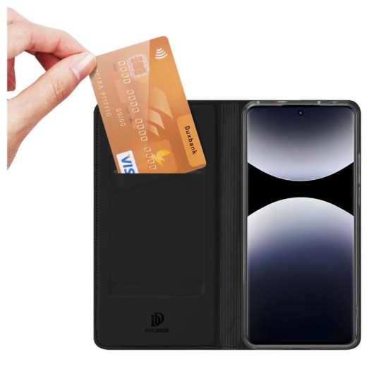 Θήκη Flip Dux Ducis Skin Pro Xiaomi Redmi Note 14 Pro 4G Μαύρο Θήκη Flip Dux Ducis Skin Pro Xiaomi Redmi Note 14 Pro 4G Μαύρο