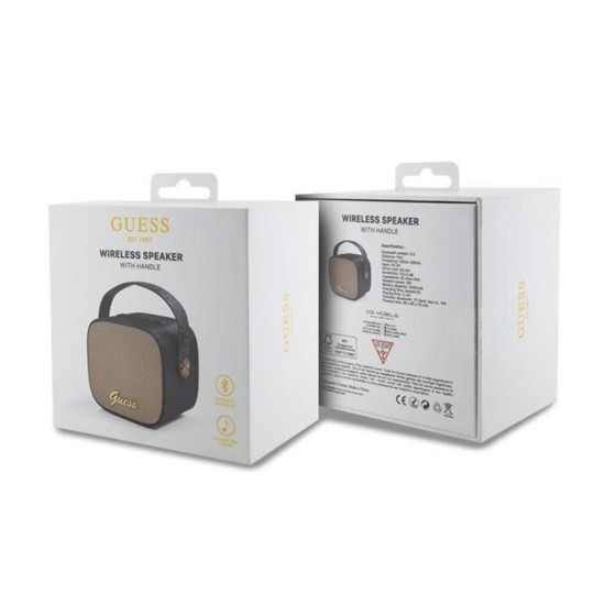 Φορητό Ηχείο Bluetooth Guess PU Leather 5W Μαύρο Φορητό Ηχείο Bluetooth Guess PU Leather 5W Μαύρο
