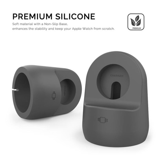 Επιτραπέζια Βάση Ahastyle PT63 για Φόρτιση Apple Watch Σκούρο Γκρι