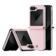 Θήκη Δερμάτινη PU Dux Ducis Bril Samsung Z Flip 6 5G Ροζ Θήκη Δερμάτινη PU Dux Ducis Bril Samsung Z Flip 6 5G Ροζ