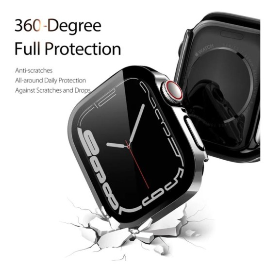 Θήκη PC Dux Ducis Hamo Metallic Apple Watch 10 46mm Μαύρο Θήκη PC Dux Ducis Hamo Metallic Apple Watch 10 46mm Μαύρο