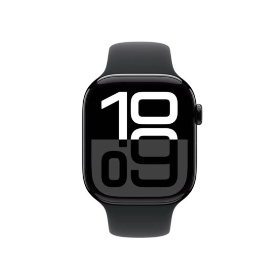 Apple Watch Series 10 GPS 46mm Aluminum Μαύρο με Sport Band Medium-Large Μαύρο Apple Watch Series 10 GPS 46mm Aluminum Μαύρο με Sport Band Medium-Large Μαύρο