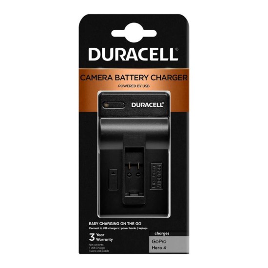 Φορτιστής Μπαταριών Κάμερας Duracell DRG5945 για GoPro Hero4 Φορτιστής Μπαταριών Κάμερας Duracell DRG5945 για GoPro Hero4