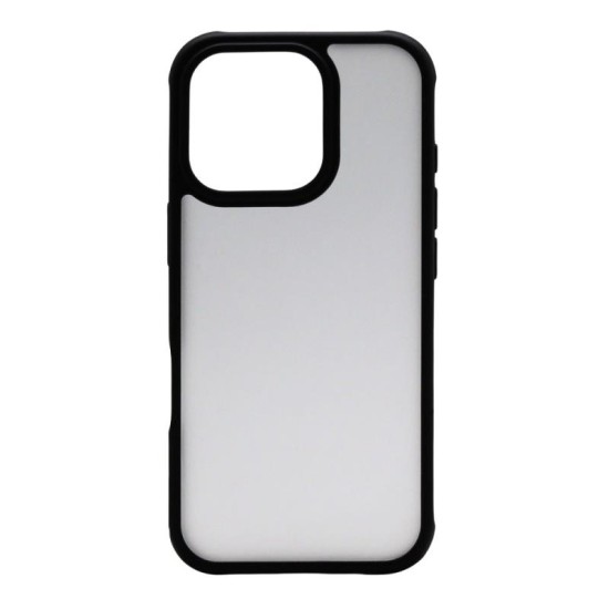 Θήκη TPU & PC inos Apple iPhone 16 Pro Max Flame Μαύρο Θήκη TPU & PC inos Apple iPhone 16 Pro Max Flame Μαύρο