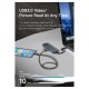 Hub USB C Devia EC135 5 σε 1 (Updated) με Card Reader Leopard PD Σκούρο Γκρι Hub USB C Devia EC135 5 σε 1 (Updated) με Card Reader Leopard PD Σκούρο Γκρι