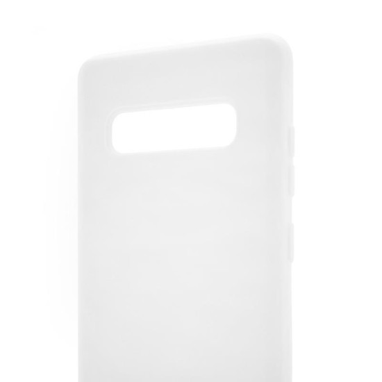 Θήκη Liquid Silicon inos Samsung G975F Galaxy S10 Plus L-Cover Λευκό Θήκη Liquid Silicon inos Samsung G975F Galaxy S10 Plus L-Cover Λευκό