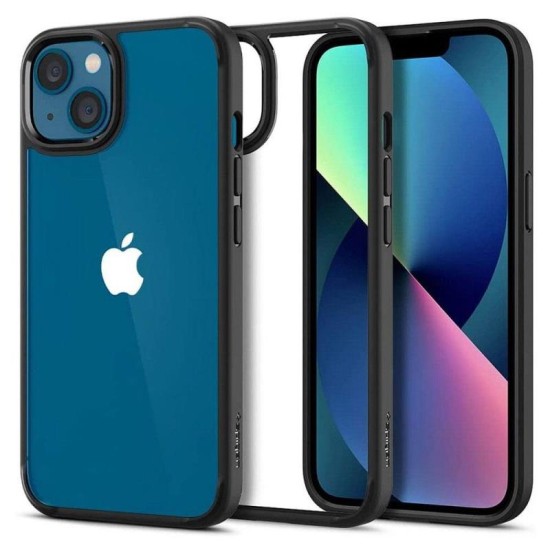 Θήκη TPU & PC Spigen Ultra Hybrid Apple iPhone 13 Διάφανο-Μαύρο Θήκη TPU & PC Spigen Ultra Hybrid Apple iPhone 13 Διάφανο-Μαύρο