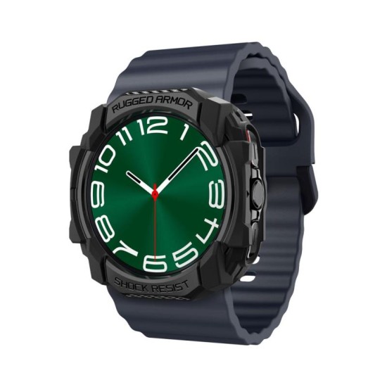 Θήκη Soft TPU Spigen Rugged Armor Samsung Galaxy Watch Ultra 47mm Μαύρο Θήκη Soft TPU Spigen Rugged Armor Samsung Galaxy Watch Ultra 47mm Μαύρο