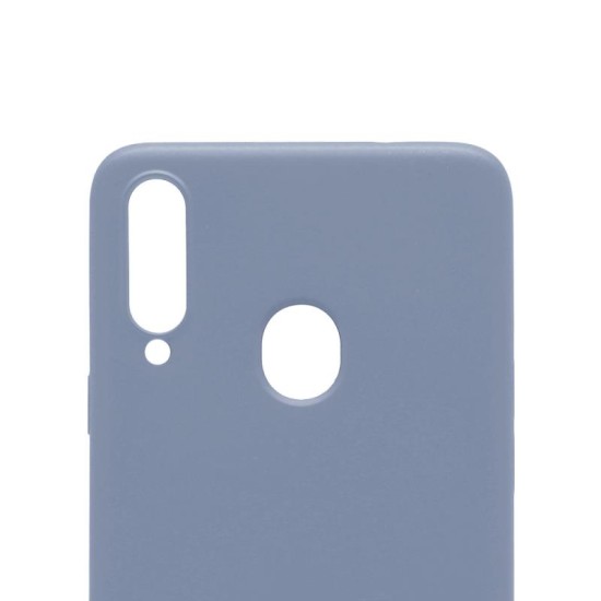 Θήκη Liquid Silicon inos Samsung A207F Galaxy A20s L-Cover Γκρι-Μπλε Θήκη Liquid Silicon inos Samsung A207F Galaxy A20s L-Cover Γκρι-Μπλε
