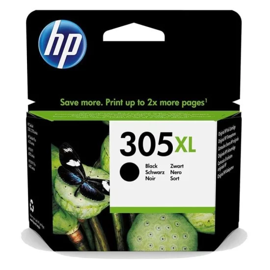 Μελάνι HP Inkjet No.305XL 3YM62AE Μαύρο Μελάνι HP Inkjet No.305XL 3YM62AE Μαύρο
