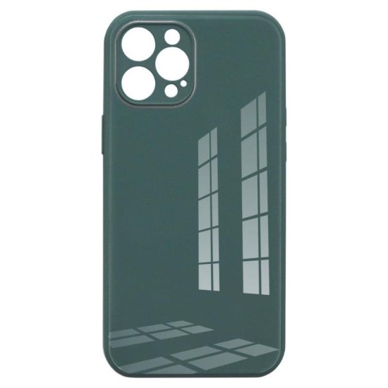 Θήκη TPU & Glass inos Apple iPhone 12 Pro Max CamGuard Πράσινο Θήκη TPU & Glass inos Apple iPhone 12 Pro Max CamGuard Πράσινο