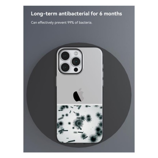 Θήκη TPU & PC Anti-Bacterial Hard Jacket Comma Apple iPhone 15 Plus Διάφανο Θήκη TPU & PC Anti-Bacterial Hard Jacket Comma Apple iPhone 15 Plus Διάφανο