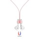 Strap Λαιμού Σιλικόνης AhaStyle PT74 Apple AirPods Magnetic Ροζ