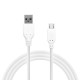 Φορτιστής Ταξιδίου inos με Έξοδο USB A 12W & Micro USB Καλώδιο 1m Λευκό Φορτιστής Ταξιδίου inos με Έξοδο USB A 12W & Micro USB Καλώδιο 1m Λευκό
