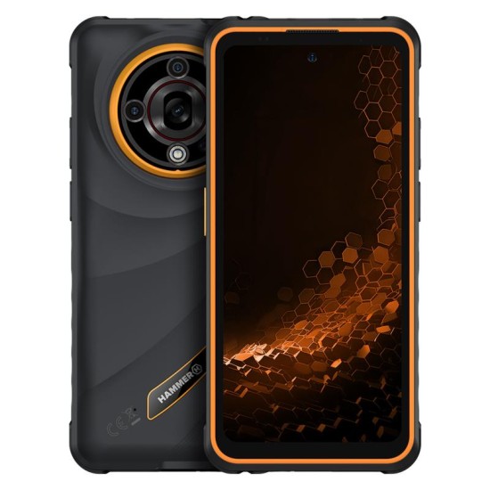 Κινητό Τηλέφωνο Hammer Iron 6 5G (Dual SIM) 256GB 8GB RAM Πορτοκαλί Κινητό Τηλέφωνο Hammer Iron 6 5G (Dual SIM) 256GB 8GB RAM Πορτοκαλί