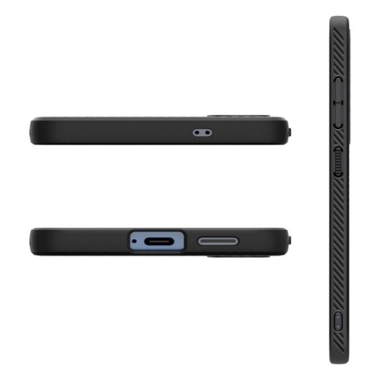 Θήκη Soft TPU Spigen Liquid Air Samsung Galaxy S25 5G Μαύρο Θήκη Soft TPU Spigen Liquid Air Samsung Galaxy S25 5G Μαύρο