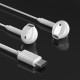 Hands Free Stereo A1 Devia EM105 USB C Kintone Λευκό Hands Free Stereo A1 Devia EM105 USB C Kintone Λευκό