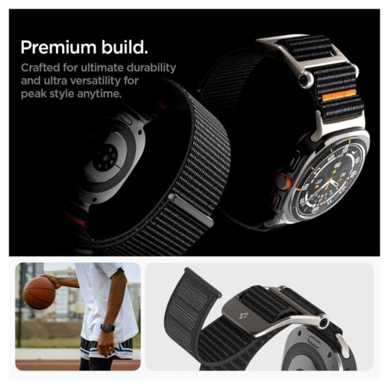 Λουράκι Spigen Durapro Flex Samsung Galaxy Watch Ultra (47mm) Μαύρο Λουράκι Spigen Durapro Flex Samsung Galaxy Watch Ultra (47mm) Μαύρο