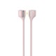 Strap Λαιμού Σιλικόνης AhaStyle PT74 Apple AirPods Magnetic Ροζ