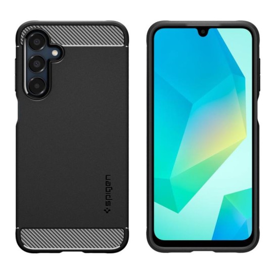 Θήκη Soft TPU Spigen Rugged Armor Samsung A165 Galaxy A16/ A166B Galaxy A16 5G Μαύρο Θήκη Soft TPU Spigen Rugged Armor Samsung A165 Galaxy A16/ A166B Galaxy A16 5G Μαύρο