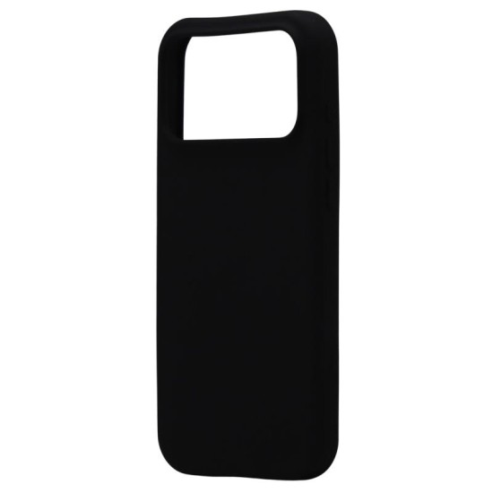 Θήκη Liquid Silicon inos Apple iPhone 17 Pro Max 5G Velvet Μαύρο Θήκη Liquid Silicon inos Apple iPhone 17 Pro Max 5G Velvet Μαύρο