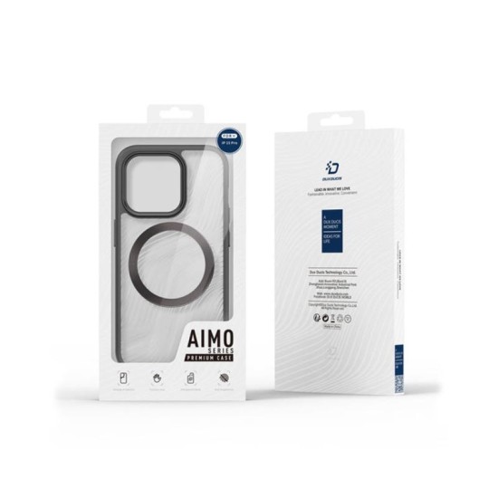 Θήκη TPU & PC Dux Ducis Aimo Magnetic MagSafe Apple iPhone 15 Pro Μαύρο Θήκη TPU & PC Dux Ducis Aimo Magnetic MagSafe Apple iPhone 15 Pro Μαύρο