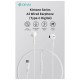 Hands Free Stereo A3 Devia EM109 USB C Kintone Λευκό Hands Free Stereo A3 Devia EM109 USB C Kintone Λευκό